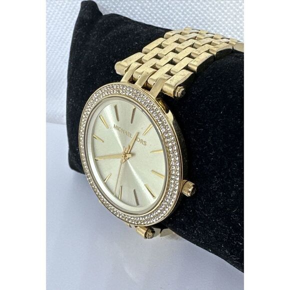 Michael Kors Darci MK3191 Women's Gold Stainless Steel Analog Dial Watch NUL13 - Picture 3 of 11